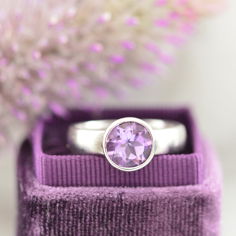 Sterling Silver Amethyst Ring