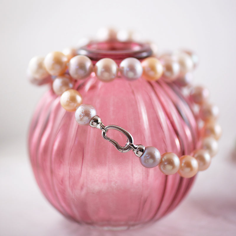 Edison Pearl Stand & Silver Pebble clasp