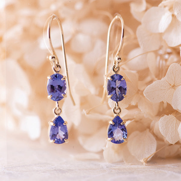Tanzanite Drop Earrings