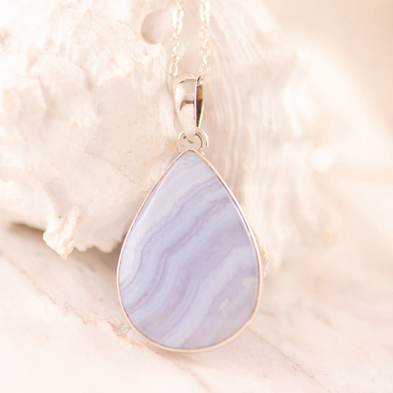 Lace Agate Pendant