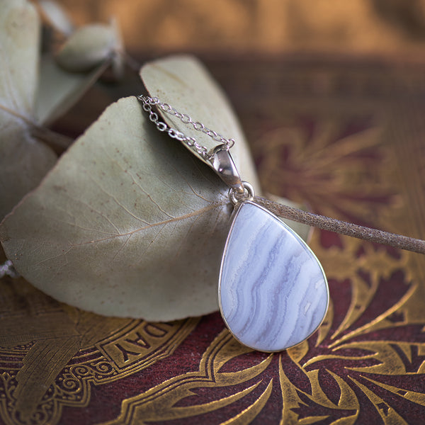 Lace Agate Pendant
