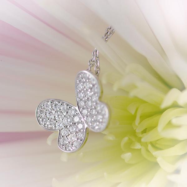 Butterfly Diamond Pendant