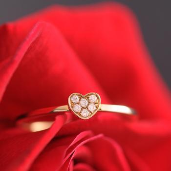 Diamond Heart Ring