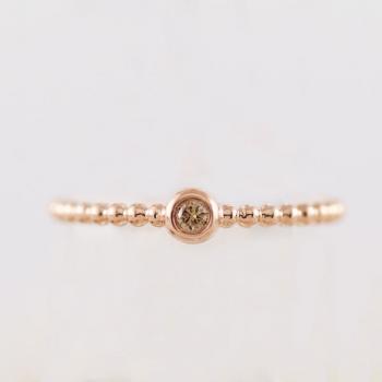 Diamond Stacking Ring in Rose Gold