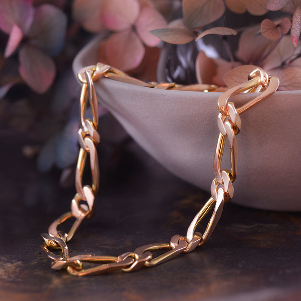 Open Link Chain Bracelet in 14k Yellow Gold