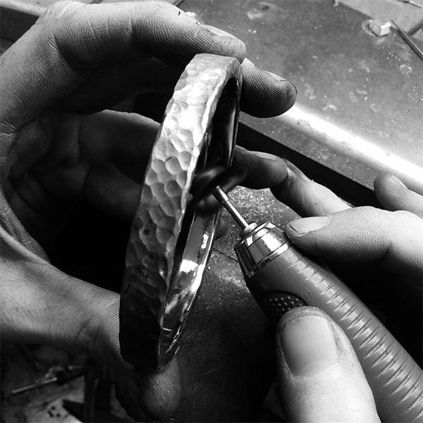 Jeweller's Bench , Working hands