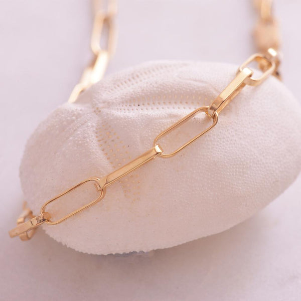 9ct Yellow Gold Paperclip Chain