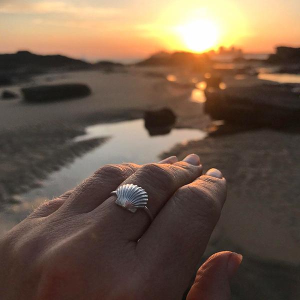 Seashell Sterling Silver Coast Ring