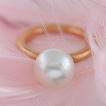 South Sea Pearl 9ct Rose Gold Ring