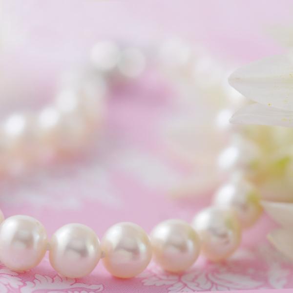 White round Fresh Water Pearl Bracelet Sterling Silver Clasp